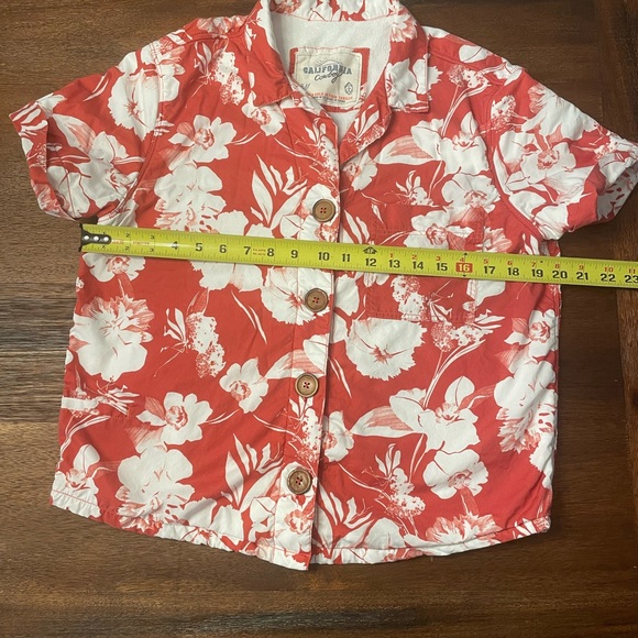 Preloved California Cowboy high water women’s terry cloth lined shirt - Picture 2 of 6